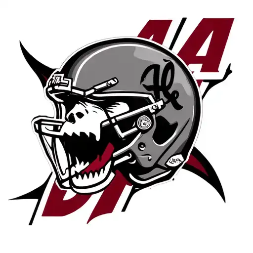 Alabama crimson tide tattoo design idea