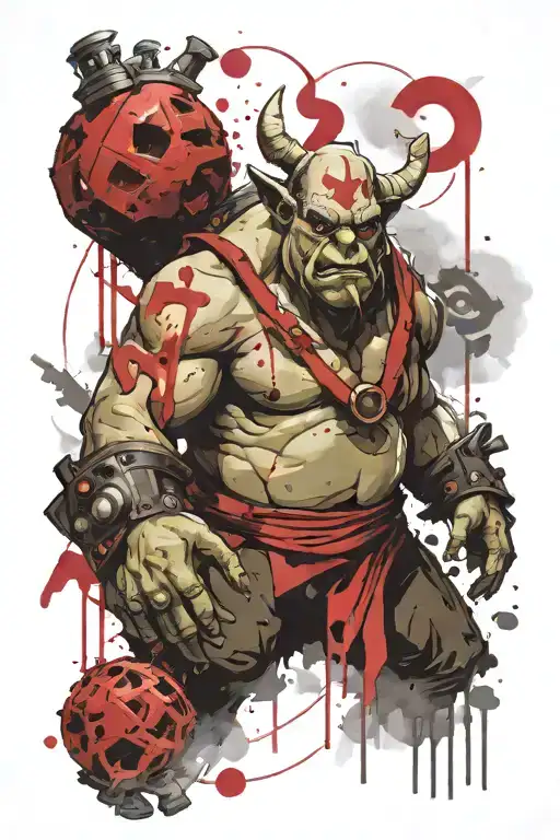 ogre magi dota 2 gambling tattoo design idea