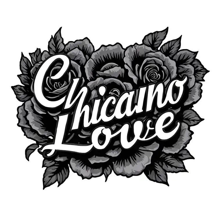 chicano love tattoo design idea
