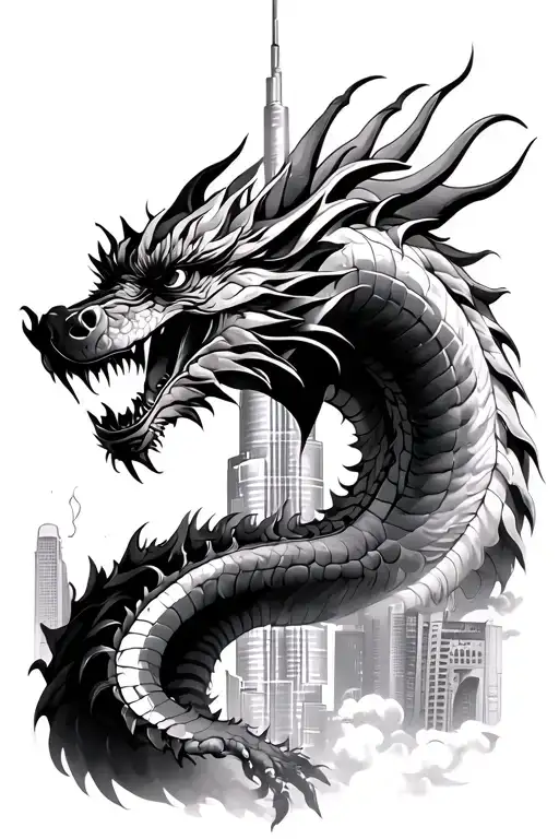 Coverup burj khalifa time philippine flag dragon tattoo design idea