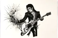 Michael Jackson performing his iconic tattoo design idea