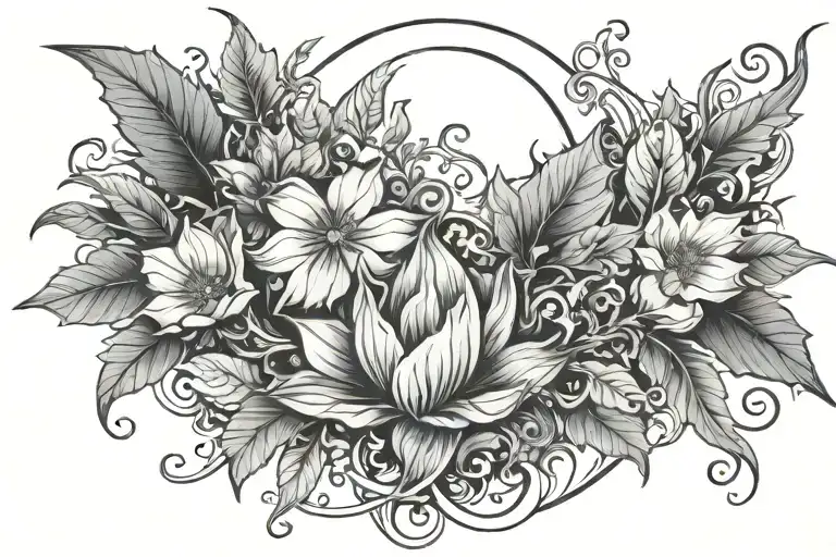 fall 7 rise 8 tattoo design idea