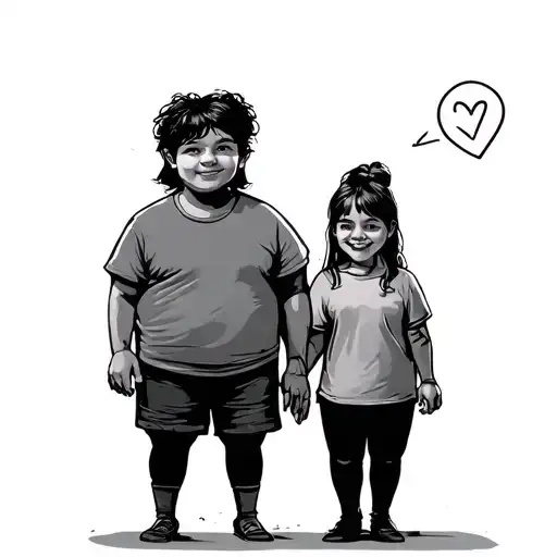 sister brother sibling funny small tattoo design tattoo design idea