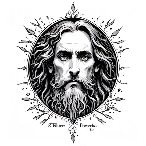 Proverbs 18 24 tattoo design idea