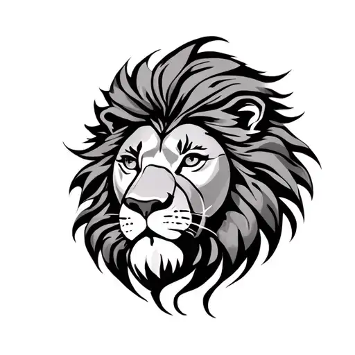 Sikh Lion tattoo design idea