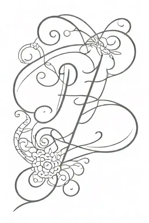 spell that say "Peter" tattoo design idea