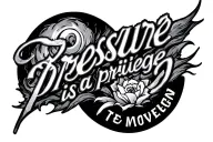 pressure is a privilege tattoo design idea