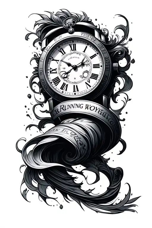 Running the TIME "Words" tattoo design idea