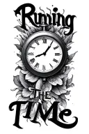 Running the TIME "Words" tattoo design idea