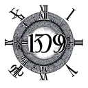 1999 Roman Numerals tattoo design idea