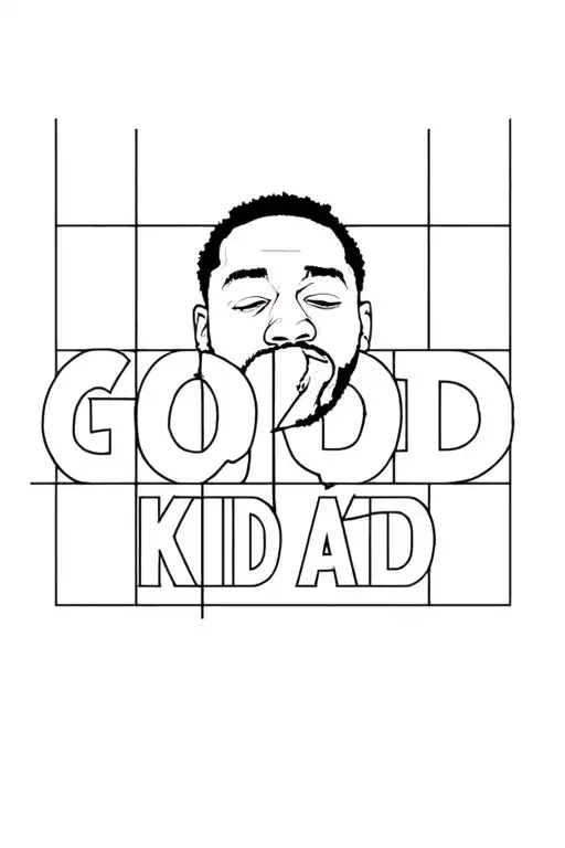 kendrick lamar good kid maad city tattoo design idea