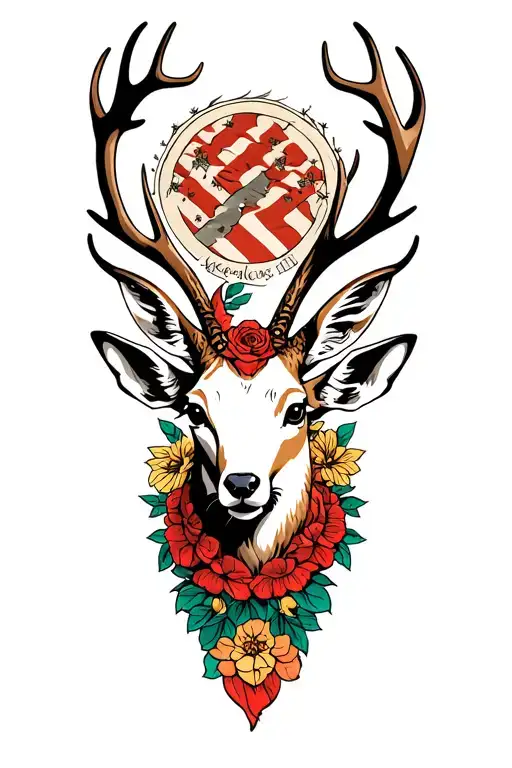 jackalope tattoo design idea