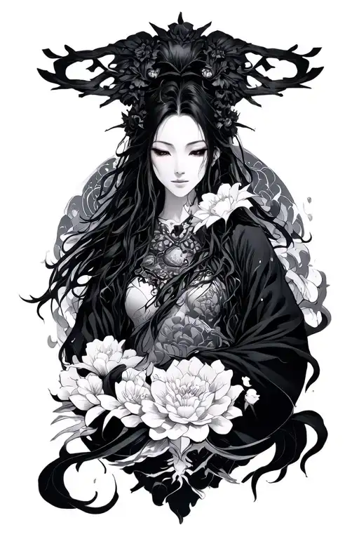 Gojo Satori Sukuna domain expansion tattoo design idea