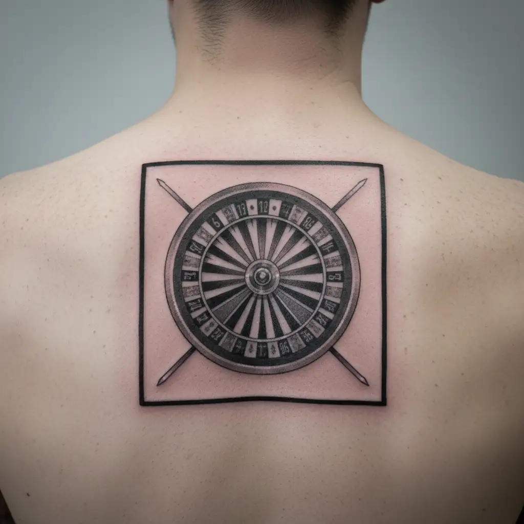 roulette wheel 190213 tattoo design idea