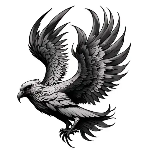phoenix throat tattoo tattoo design idea