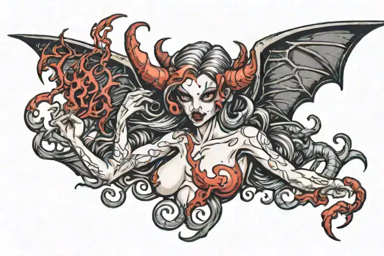 womb succubus tattoo tattoo design idea