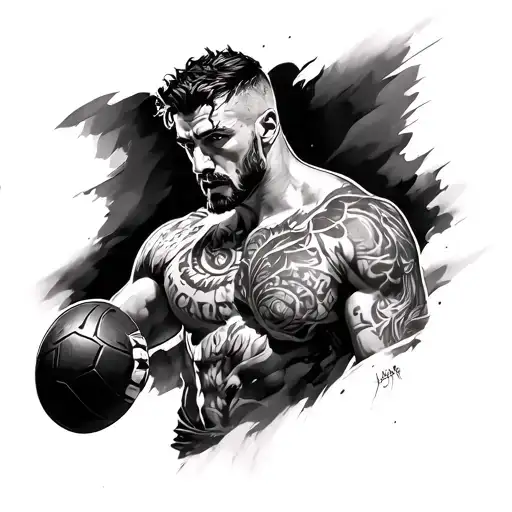 Man In The Arena tattoo design idea