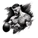 Man In The Arena tattoo design idea