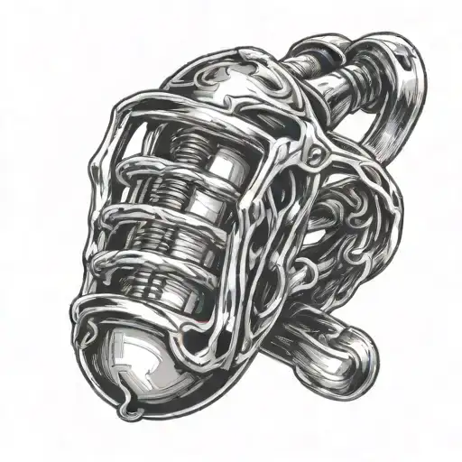 Male chastity cage  @bondage tattoo design idea