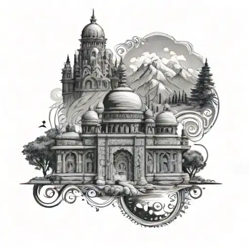 dehi agra Manali Punjab travel tattoo tattoo design idea