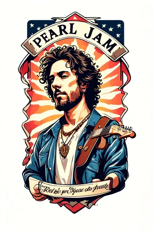 Pearl Jam tattoo design idea