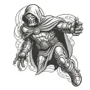 dr doom tattoo design idea