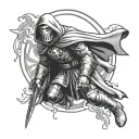 dr doom tattoo design idea