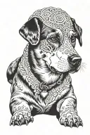 Dog memorial tattoo tattoo design idea