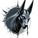 Anubis tattoo design idea