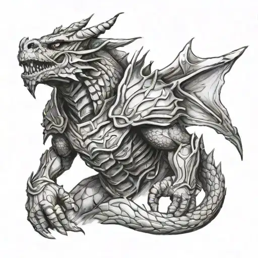 dragonborn tattoo design idea