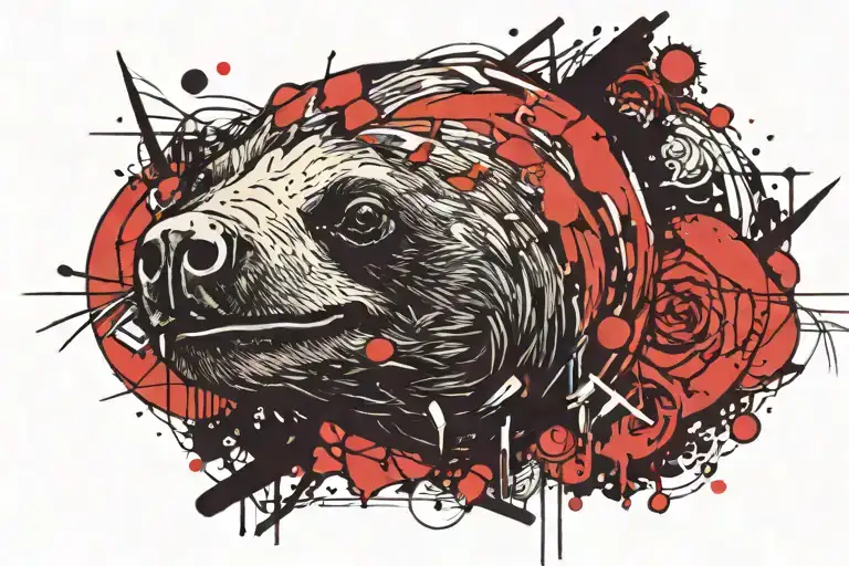 sin of sloth ( evil / super lazy)  tattoo design idea