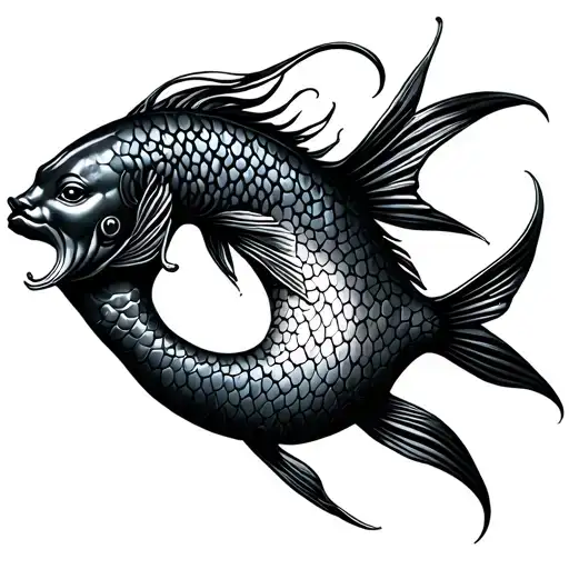 pisces zodiac sign, bratz, mermaids tattoo design idea