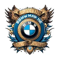 bmw logo merged tattoo design idea