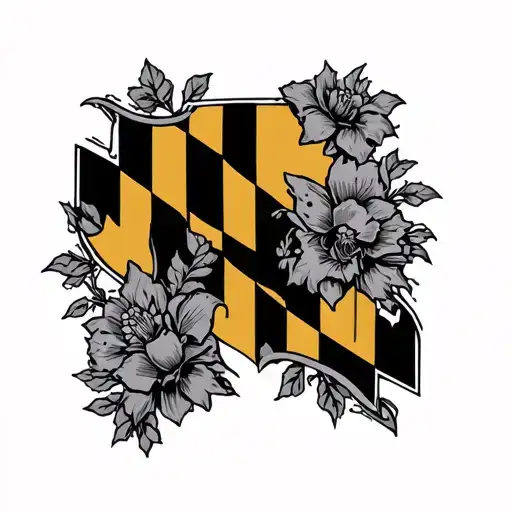 Maryland and Washington DC tattoo design idea