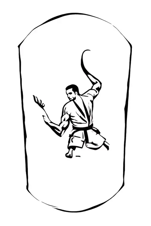 BJJ themed tattoo tattoo design idea
