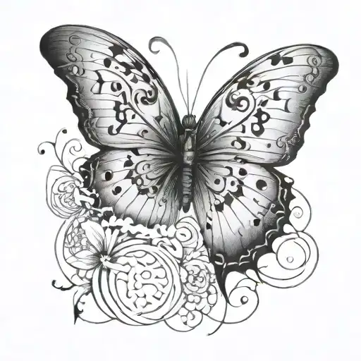 butterfly effect tattoo design idea