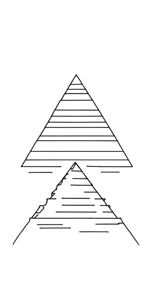 Egyptian pyramid tattoo design idea