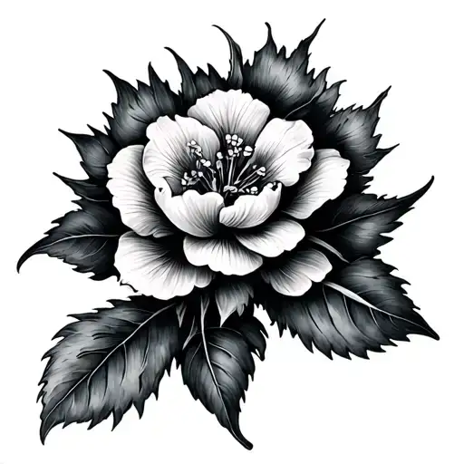 spine tattoo that says "God put that dream in your heart for a reason" and ends with a Hyacinth flower  tattoo design idea