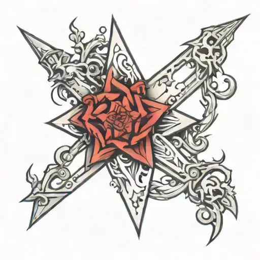 Stars Resident evil tattoo design idea