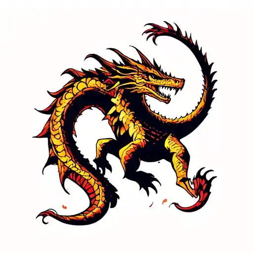 nidhogg tattoo design idea