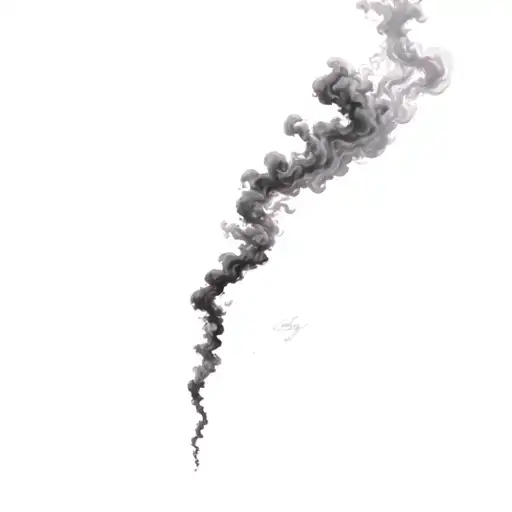 Filler Clouds and Smoke tattoo design idea