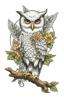 Hedwig tattoo design idea