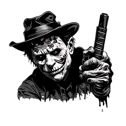 Freddy Krueger tattoo design idea