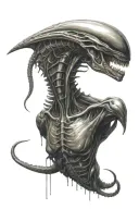 xenomorph Alien tattoo design idea