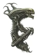 xenomorph Alien tattoo design idea