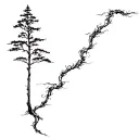 Anger Ambition Connection Aggression Helping nature tattoo design idea