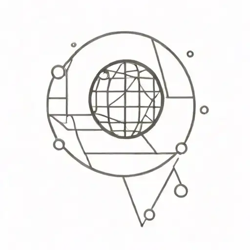 disco ball tattoo design idea