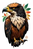 Mexican eagle tattoo design idea