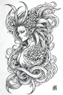 infinite tsukuyomi tattoo design idea