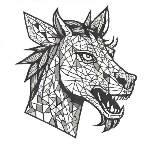 bojack horseman upper arm tattoo whimsical cartoon tattoo design idea